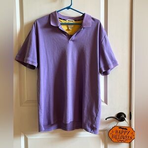 Bass Men’s Polo, purple, Size XL